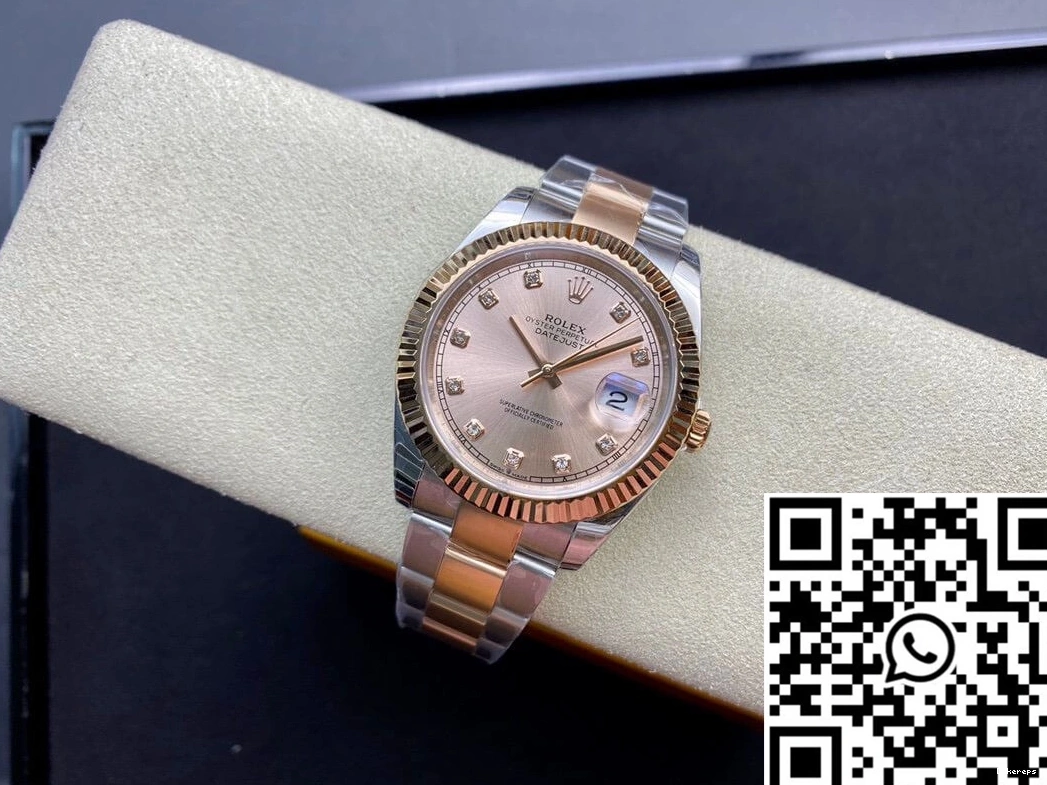 V3 Functional Rolex Factory Datejust 41MM EW M126331-0007 Rose 803 Gold 0807